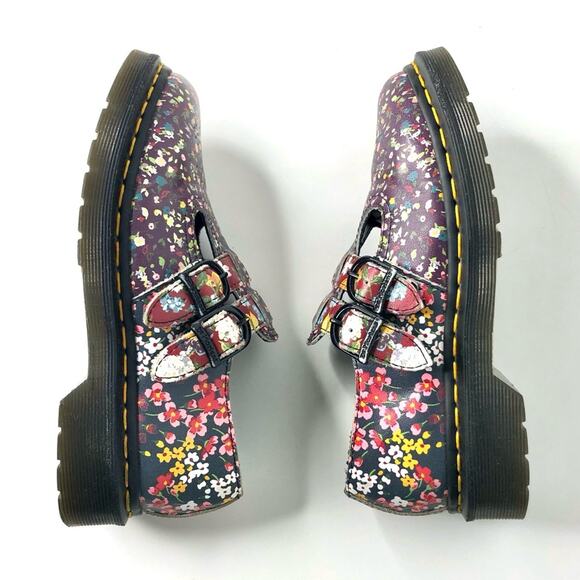Dr Martens 8065 Darcy Floral Double Buckle Maryjane Shoes Women’s 5 - Picture 5 of 8